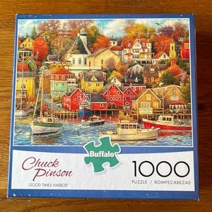 Buffalo Games 1,000 pc puzzle Chuck Pinson Good Times Harbor